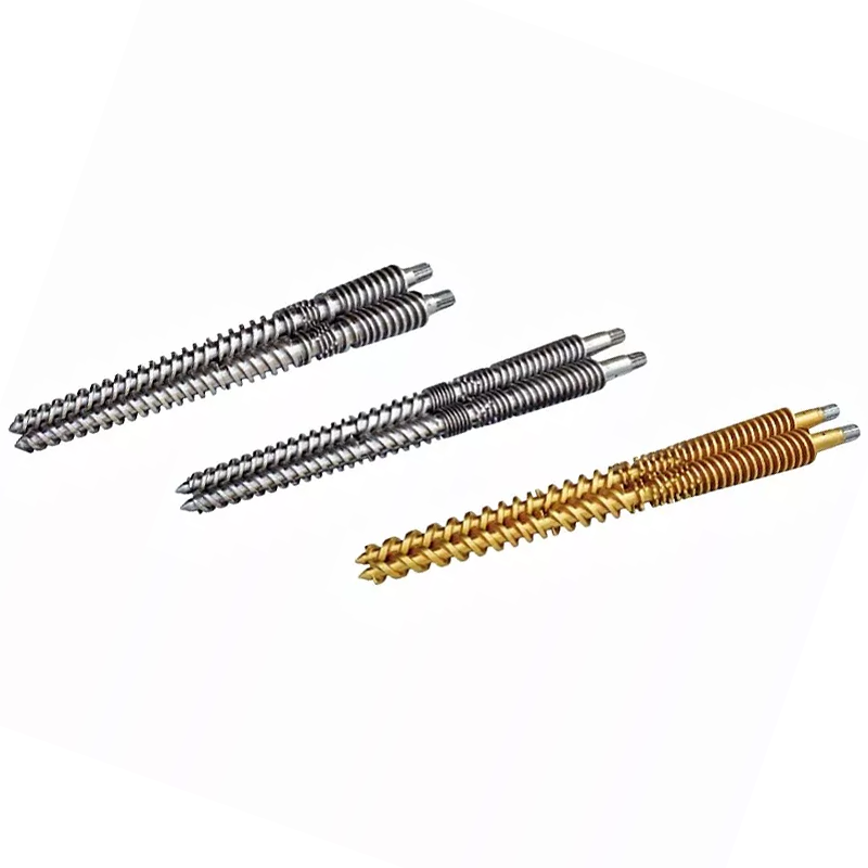 Nie-ineenlopende koniese dubbelskroef